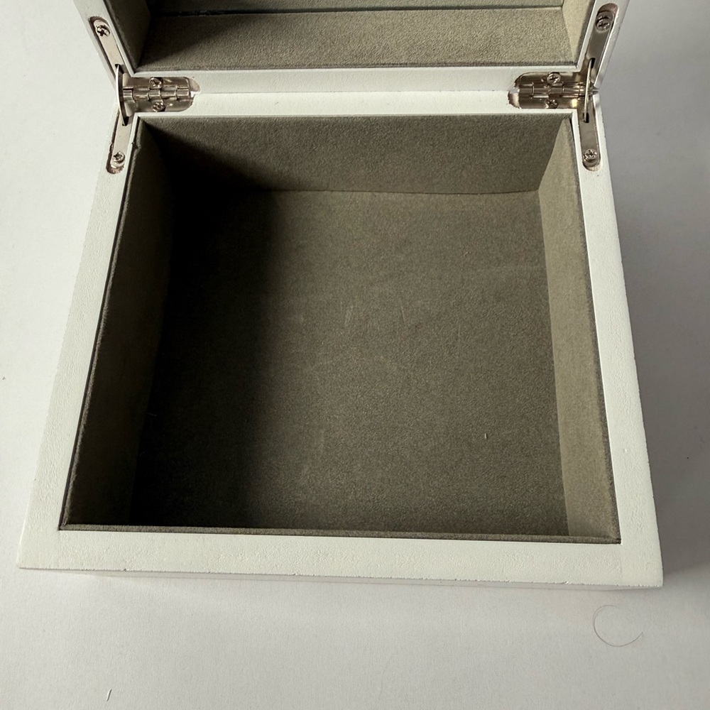Clemson Paw Print Jewelry Box with Mirrors - Picture 2 of 3